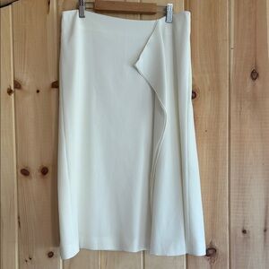 The Fold London Draped Midi Skirt